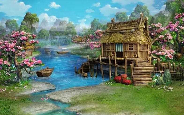 《桃花源记》