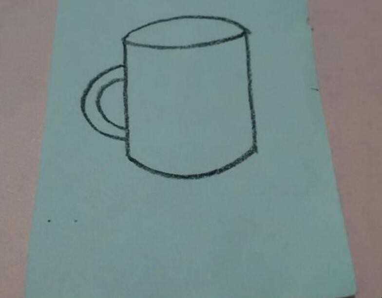 杯子简笔画怎么画