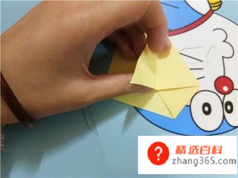 如何用折纸折V形飞镖