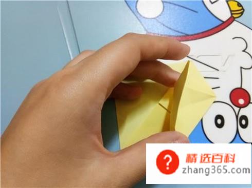 如何用折纸折V形飞镖
