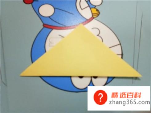 如何用折纸折V形飞镖