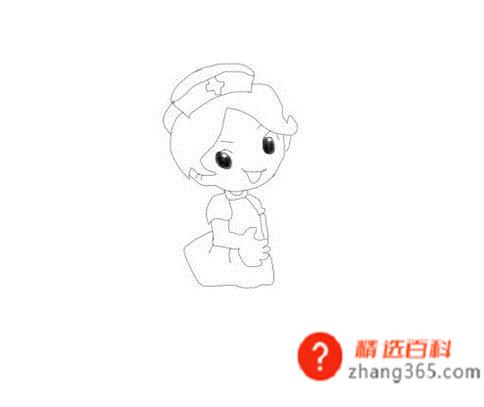 简笔画如何画护士姐姐(简笔画护士姐姐是怎么画的)