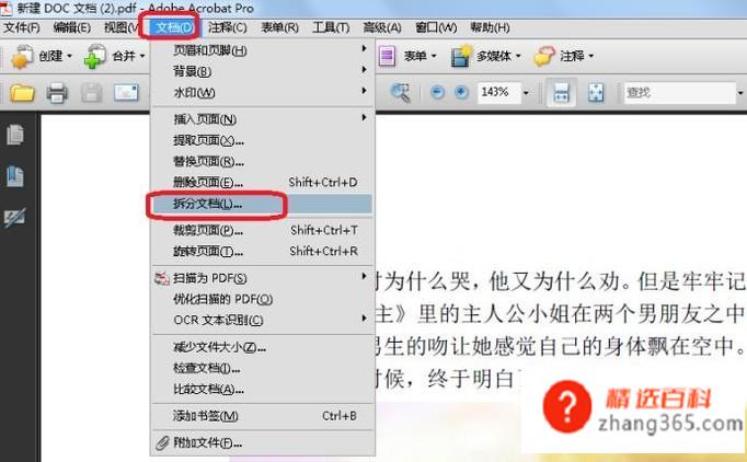 怎样将PDF分页(文档拆分成单页怎么做)