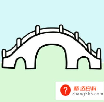宝宝启蒙画：怎么画桥的简笔画？