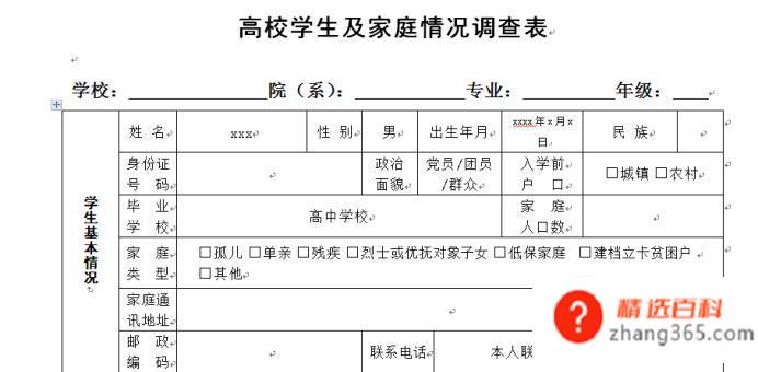 学生家庭情况怎么写(大学生如何申请国家助学金)