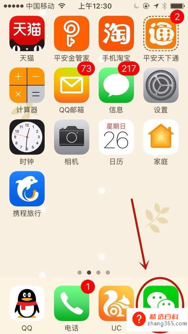 怎么设置微信收款提示音(手机桌面上找到微信并点击它的操作方法)