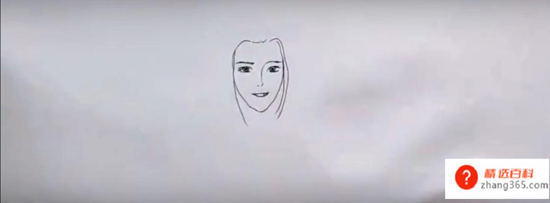怎么画肖战简笔画
