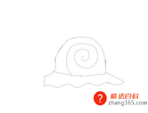 蜗牛简笔画怎么画看这几步一学就会(简笔画蜗牛是怎么画的)