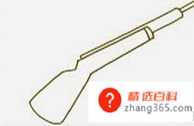 怎么画步枪简笔画