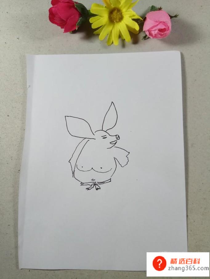 怎样画简笔画猪八戒(怎样画猪八戒)