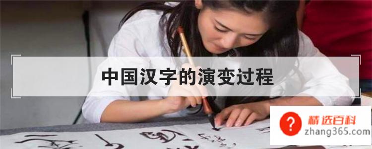 中国汉字的演变过程