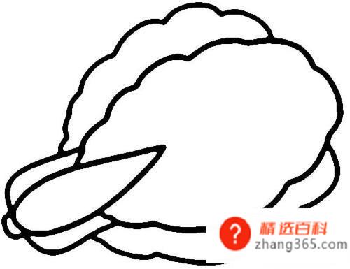 蔬菜简笔画(做菜的时候也可以带着孩子观察蔬菜)