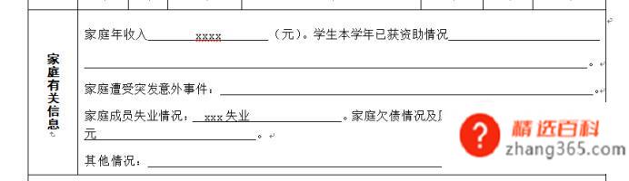 学生家庭情况怎么写(大学生如何申请国家助学金)