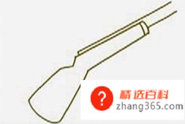 怎么画步枪简笔画