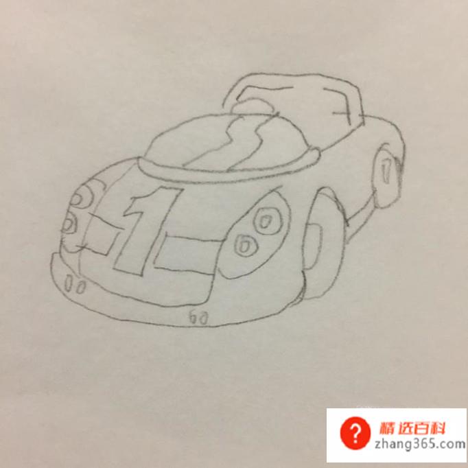 赛车简笔画怎么画(赛车简笔画的操作方法有哪些)