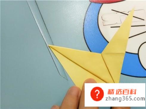 如何用折纸折V形飞镖