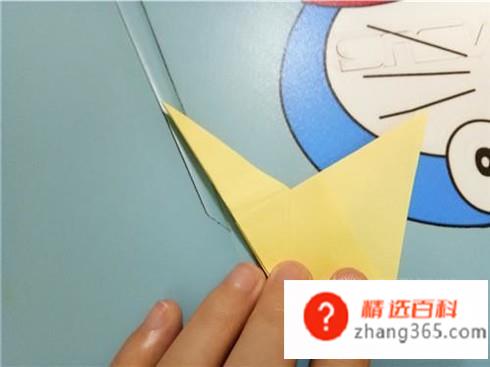 如何用折纸折V形飞镖