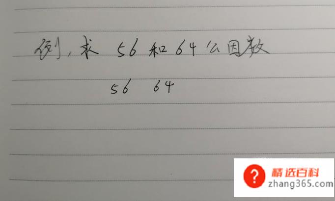 最大公因数求法(短除法运算过程中怎样求公因数)