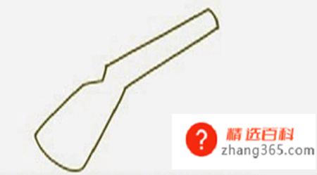 怎么画步枪简笔画