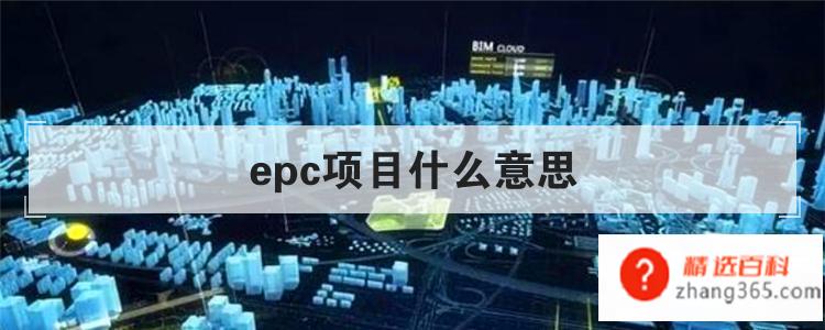 epc项目什么意思(EPC总承包是什么意思)