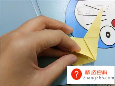 如何用折纸折V形飞镖