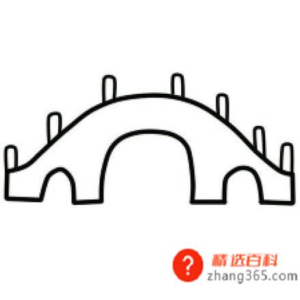 宝宝启蒙画：怎么画桥的简笔画？
