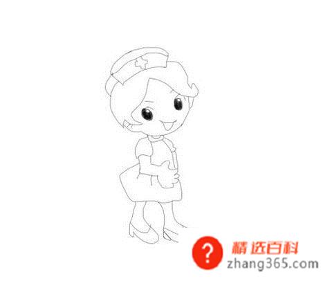 简笔画如何画护士姐姐(简笔画护士姐姐是怎么画的)