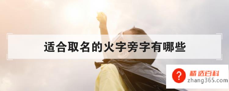 适合取名的火字旁字有哪些(火字旁的字有哪些方面参照)
