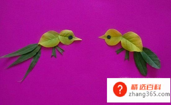 趣味手工制作(叶子创意画)