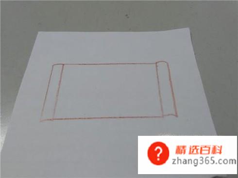 如何画出一张卷轴画