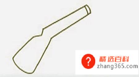怎么画步枪简笔画