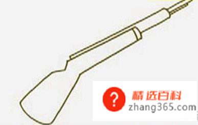怎么画步枪简笔画