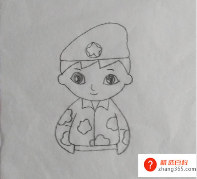 军人简笔画