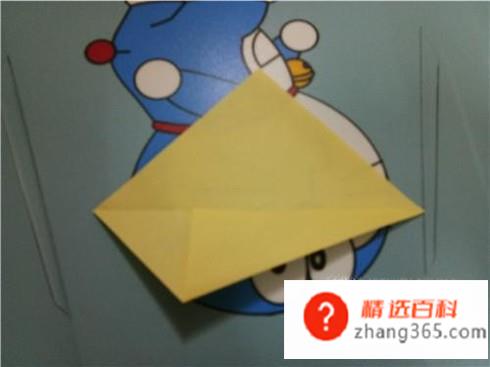 如何用折纸折V形飞镖