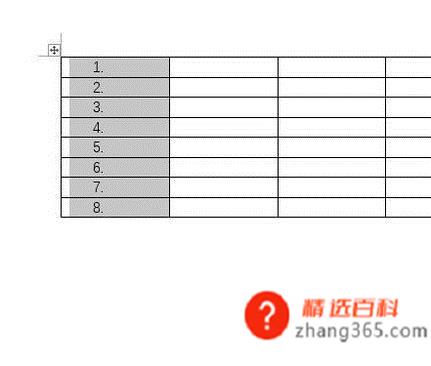 如何给word表格自动添加序号(word表格怎么添加自动序号)