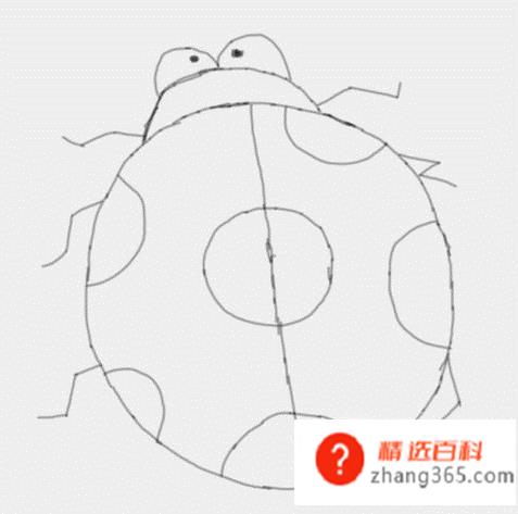 教你画七星瓢虫的简笔画(简笔画七星瓢虫是怎么画的)