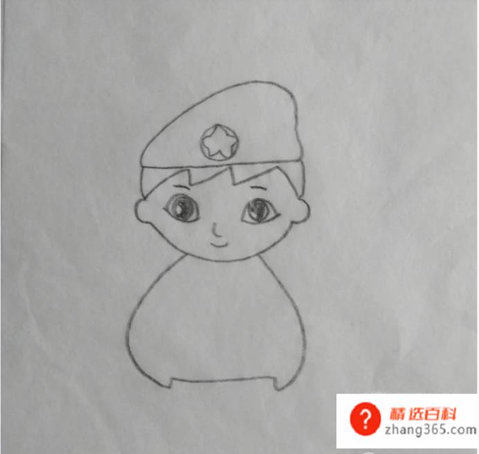 军人简笔画