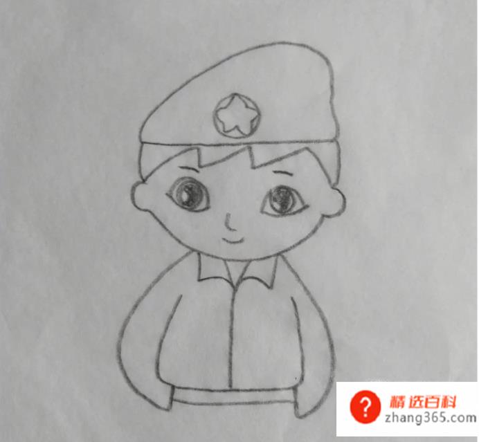 军人简笔画