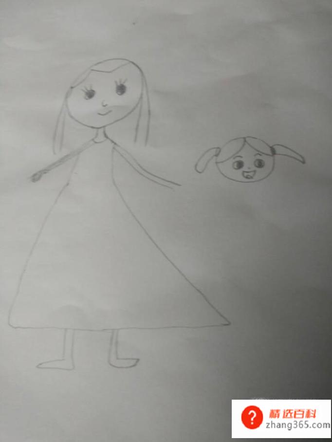 怎样画一幅母亲节送给妈妈的画