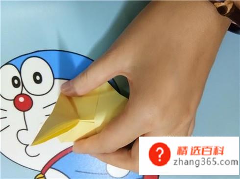 如何用折纸折V形飞镖