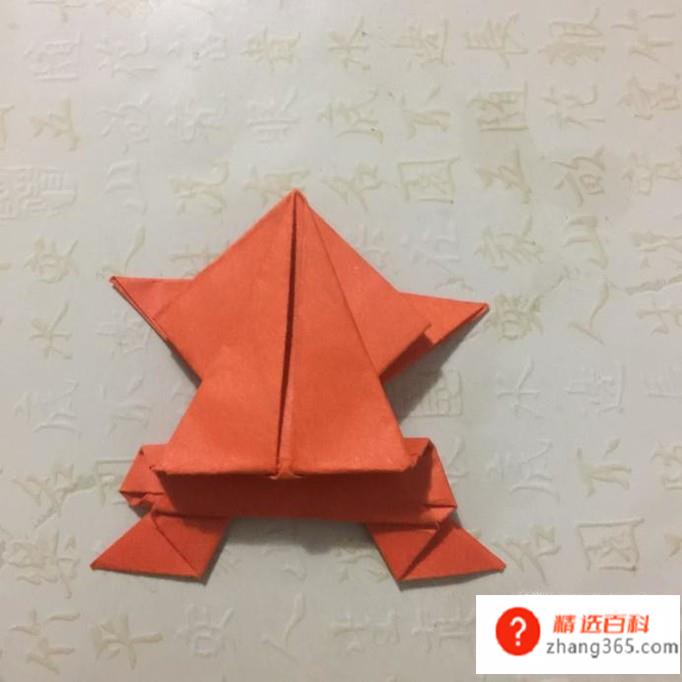 教你手工折纸青蛙的方法(小青蛙长方形折纸的操作方法)