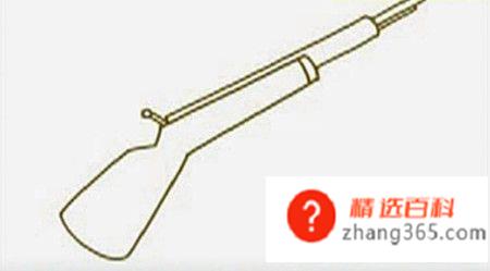 怎么画步枪简笔画