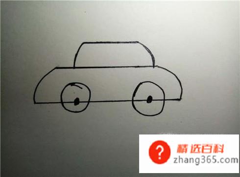 儿童简笔画汽车系列之小汽车(儿童简笔画小汽车就画好啦)