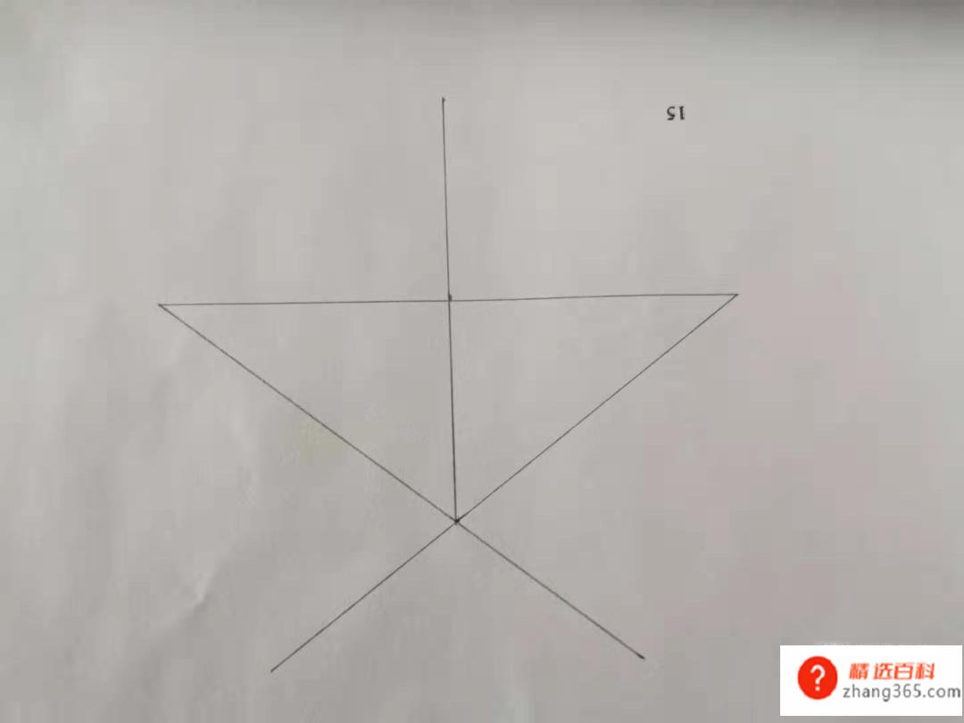 手绘标准的五角星