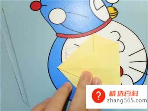 如何用折纸折V形飞镖