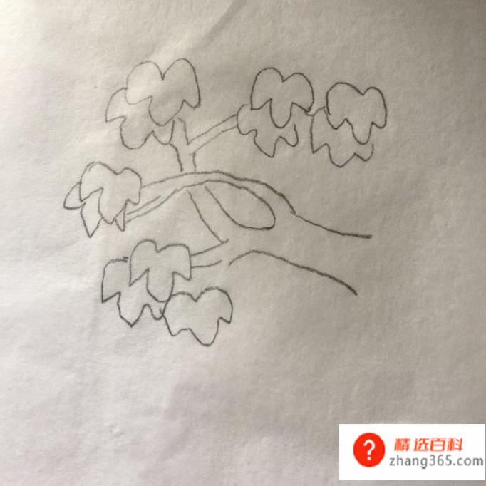 简单大树的手绘画法(如何画出大树左边的枝叶)