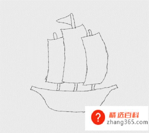 小帆船简笔画步骤介绍(简笔画小帆船的操作方法)