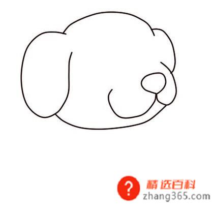超简单的小狗简笔画画法