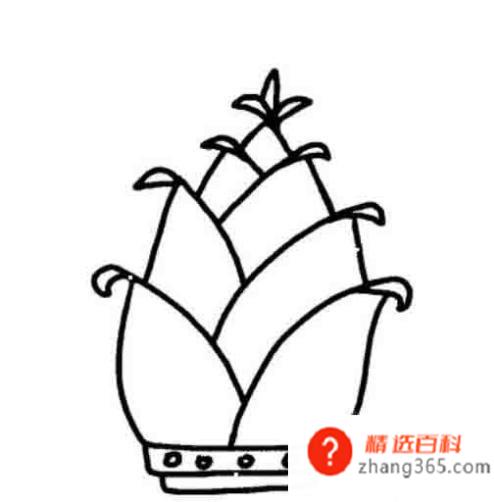 蔬菜简笔画(做菜的时候也可以带着孩子观察蔬菜)