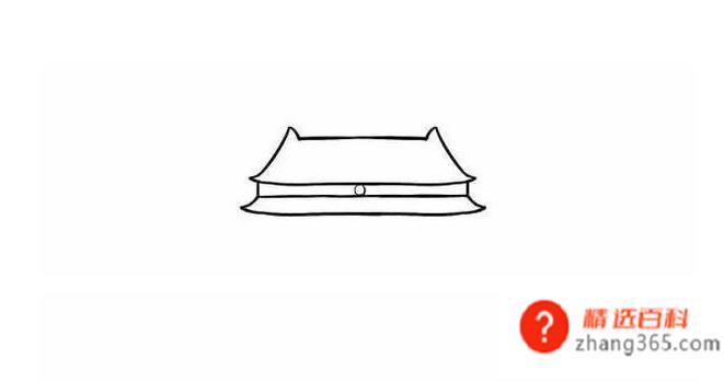 怎么画天安门建筑卡通画?手绘天安门简笔画教程